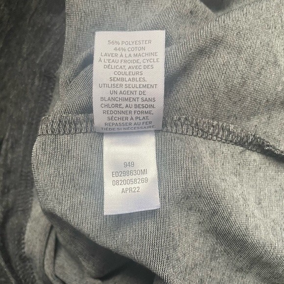 NWT Leith Ruched Bodycon Sleeveless Mini Dress Charcoal Gray Knit Size XL NEW - Picture 14 of 16